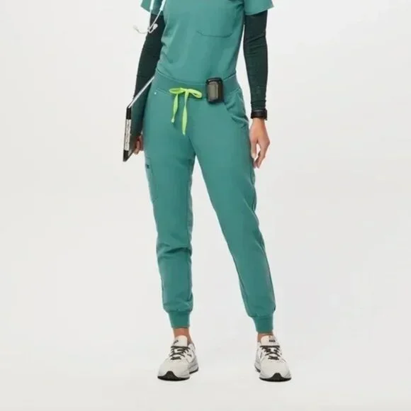 FIGS Cactus Zamora High Waisted - Petite Jogger Scrub Pants - Picture 2 of 7